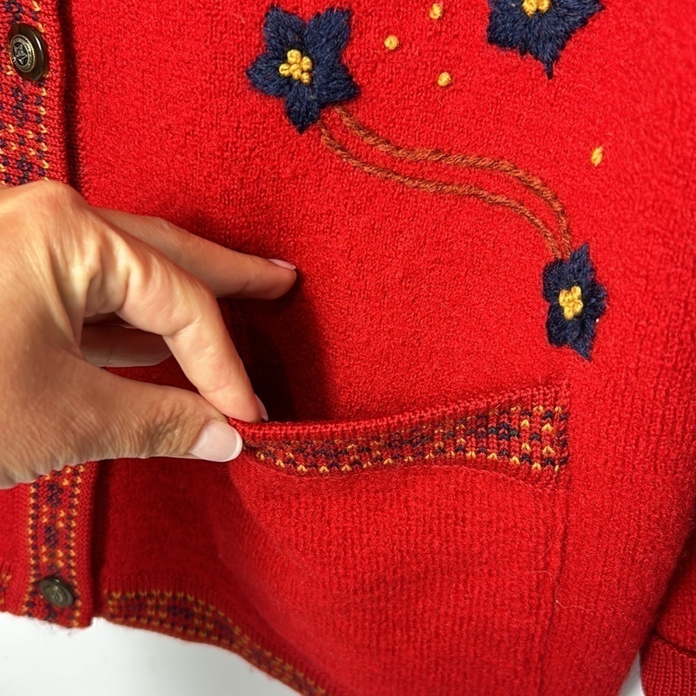 Franco Valeri Vintage Wool Cardigan - Picture 5 of 11